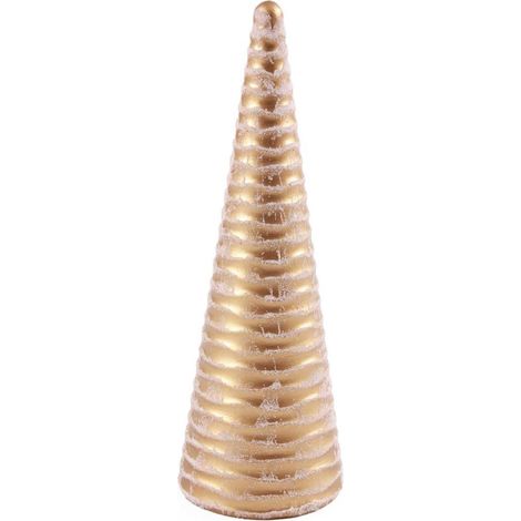Albero dorato in resina, Ø12,5x40 cm (kit da 3) (1/2)