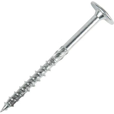 [NEUWERTIG] B-Ware Stier Tellerkopfschraube Holz 6x80 Mm Tx 30 Stahl Verzinkt Teilgewinde 100 Stück