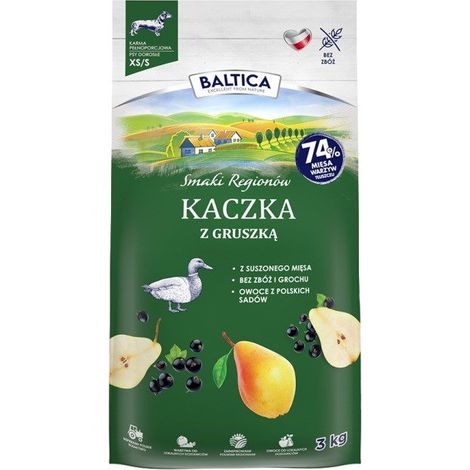 SAVEURS DES RÉGIONS BALTICA Canard à la poire XS / S 3 kg (1/2)