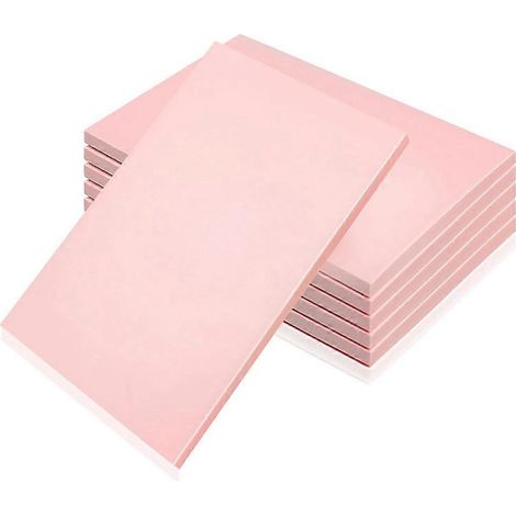 6 blocs de tampons en caoutchouc rose, blocs de gravure en linoléum pour la création de tampons en caoutchouc souple - JBMEDIA (1/4)
