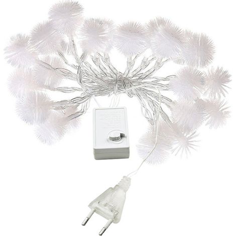 Guirlande Lumineuse LED - 6 m - 40 Lampes - Alimentation Piles - Pour Intérieur Extérieur Jardin Patio Fêtes (1/5)