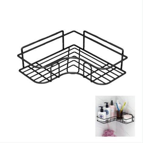 Etagere Douche, Etagere Rangement Salle de Bain,étagère Douche sans percage,étagère Salle de Bain,Rangement Douche,Dortoir et Cuisine