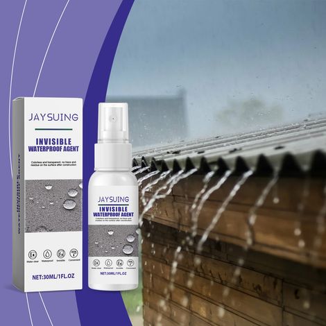 Colle à carrelage nano transparente et invisible pour salle de bain, résistante à l'eau, en spray - 30 ml (1/5)