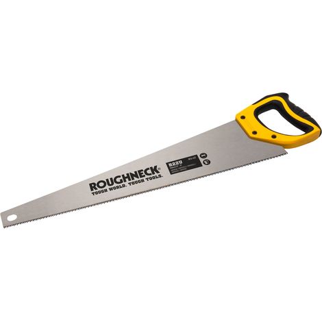 Roughneck R22C Hardpoint Handsaw, 550mm (22-inch) Blade, 8 TPI for Heavy-Duty Cutting (1/2)