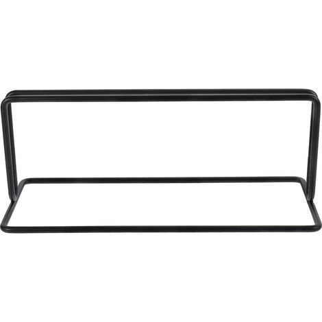 Pince de séparation bureau en alliage d'aluminium noir pour créer