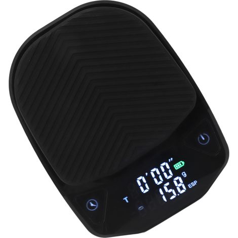 Smart Hand Coffee schwarze elektronische Küchenwaage, 450 mAh Präzision, mit Timer für Filterkaffee und Tee. (1/5)