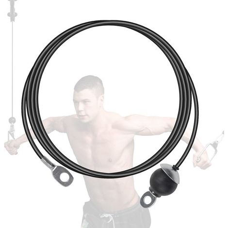 Los cables de fitness de 3M, los cables de acero, los equipos, los equipos de fitness para armar uno mismo, los accesorios de fitness para el hogar y los sistemas de poleas se pueden utilizar para des (1/5)