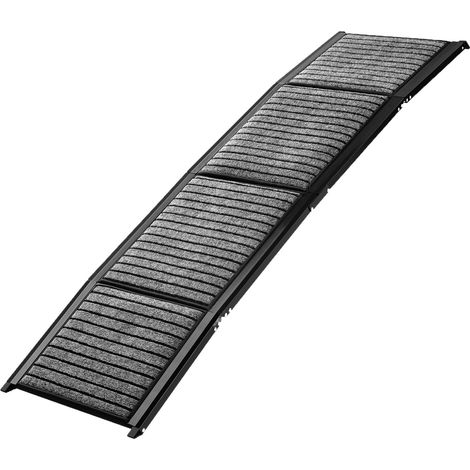 Hunderampe klappbar 180 cm Aluminium Autorampe bis 130 kg rutschfest faltbar