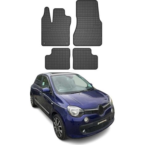 OMAC Tapis de Sol pour Renault Twingo III 2014-2025 Noir Caoutchouc