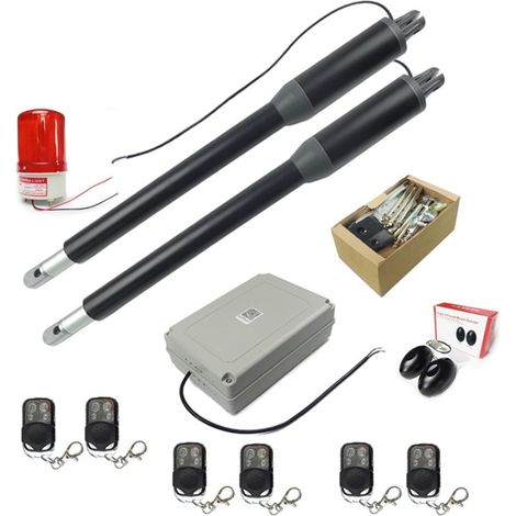 Kit d'ouvre-portes automatiques 200 Kgs Swing Gate Driver Actionneur Perfect Suit Opener Gate Engine Motor System Porte automatique pour accessoires de portail coulissant ( Color : Kit 3 , Size : 1 UK (1/5)