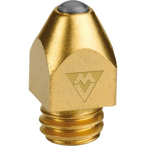 Crampons carrés de 10 mm avec pointe widia modèle MX18S en boîte de 10 pièces