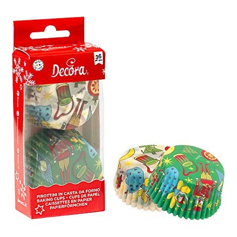 Stampini per muffin a forma di schiaccianoci, 50x32 mm, 36 pezzi (1/2)