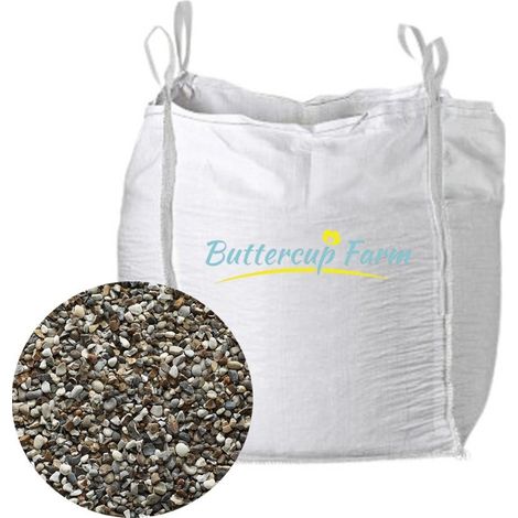 15-22mm Multi-coloured stone Chippings - Premium Aggregate Bulk Bag - 850 kilos
