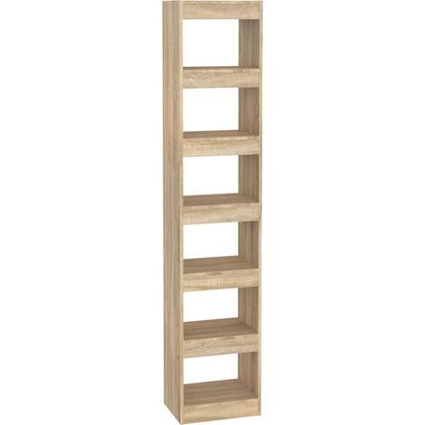 Maison Exclusive - Bücherregal/Raumteiler Sonoma-Eiche 40x30x198