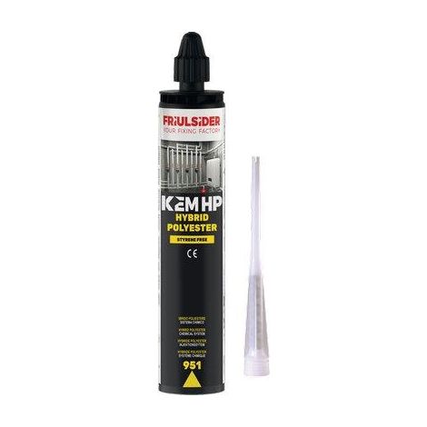 ANCORANTE CHIMICO KEM 951 FRIULSIDER - POLIESTERE NO STIRENE ML 300- 12 pezzi