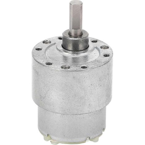 Selbsthemmender Schneckengetriebemotor, hohes Drehmoment, einstellbares Untersetzungsgetriebe, 12-V-Gleichstrom-Elektroturbine, 50 U/min (1/5)