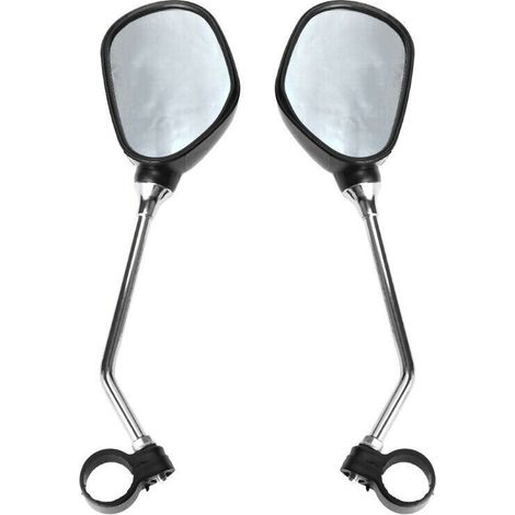 1 Paire Rétroviseur Vélo Guidon Réglable, Miroir de Vélo Incassable (1/3)