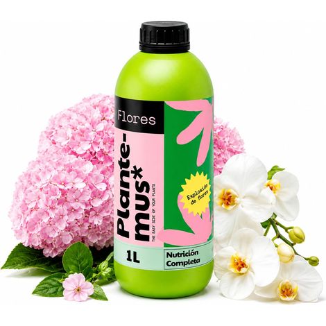 Engrais pour Fleurs, idéal pour les Orchidées, Roses, Hortensias et tout type de Plantes à Fleurs, Liquide à Absorption Rapide, 1 L (1/5)