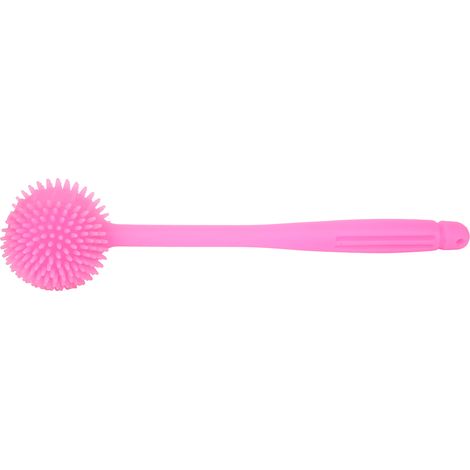 Massagehammer mit langem Griff zur Linderung von Rückenschmerzen und Muskelschmerzen (Pink)