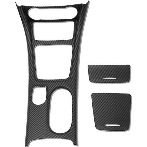 Garniture de panneau porte-gobelet de console centrale gauche pour Mercedes-Benz Classe A, CLA, GLA W176, C117, X156 (2013-2019) - Boîte de rangement - Autocollant (1/5)