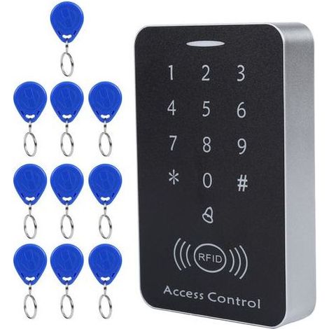 Contrôle d'accès RFID avec clavier numérique et lecteur de badges (1/5)