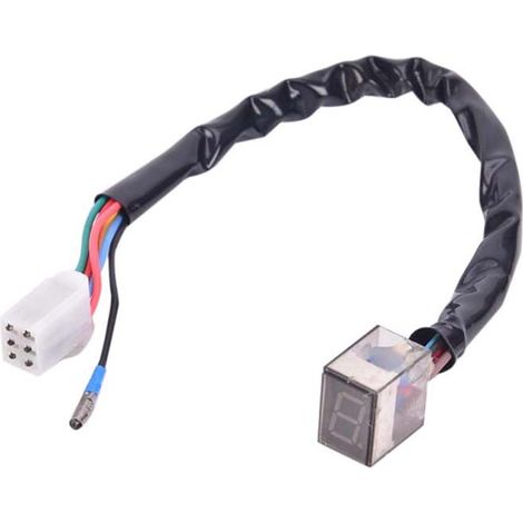 Accessoires pour motos, quads, buggies de plage, skateboards, affichage numérique LED du rapport engagé, capteur de levier de vitesse (1/4)