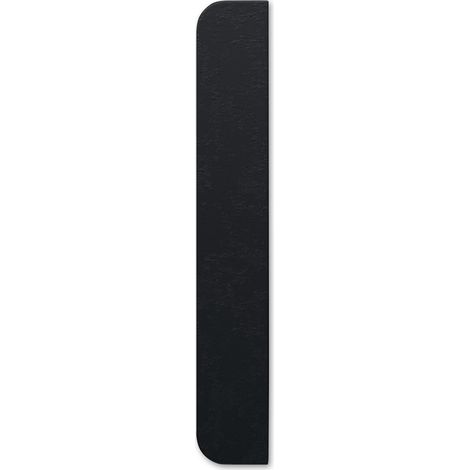 Cache vidage en Stonex® Noir pour receveur de douche Aquos 800 mm (1/2)