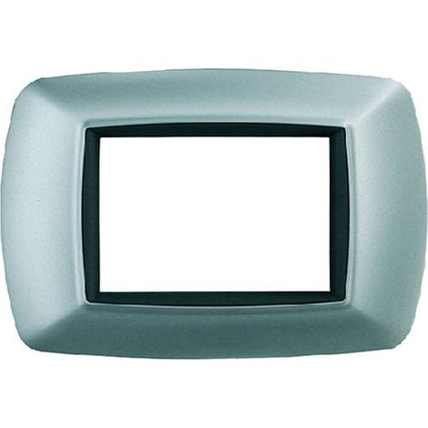 PLACCA COL. ALLUMINIO CHIARO 'LIFE' 3 posti - 2983/AC