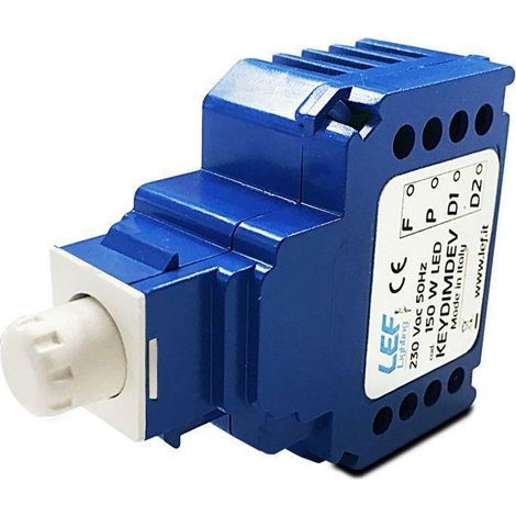 Lef dimmer varialuce universale keystone bianco led senza neutro keydimdevb