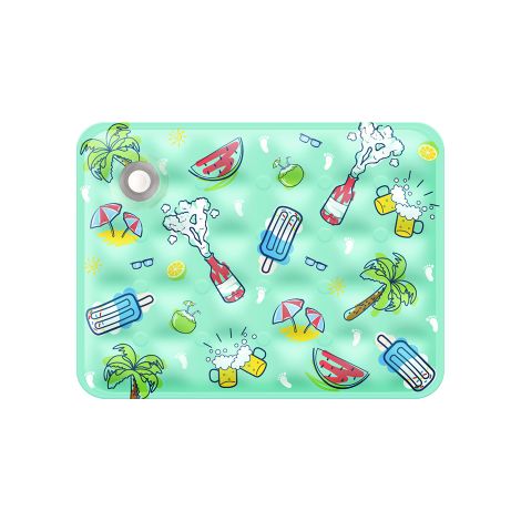 Generic Kühlende Hundematte, Katzen-Eisunterlage, Haustier-Gelbett, atmungsaktives, wasserdichtes Gewebe für heiße Tage, leichtes, faltbares Design für Reisen, 40 x 50 cm