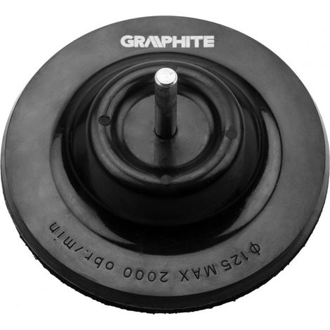 Disco de velcro flexible de 125 mm, inclinable.