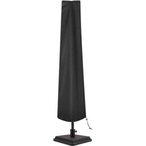 Abri de jardin - 190 x 50 x 30 cm - Imperméable, anti-poussière, résistant aux intempéries - Protection contre la pluie - Noir (1/4)