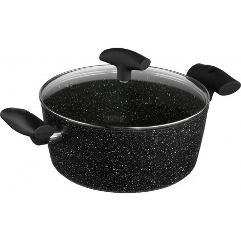 Kasserolle aus geschmiedetem Alu mit Charakter Gourmetgeheimnis - 28 cm (1/5)