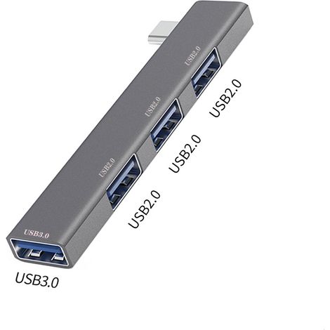 Hub USB 3.0, répartiteur USB 4 ports, répartiteur de données haute vitesse, station d'accueil USB pour ordinateur portable/clavier