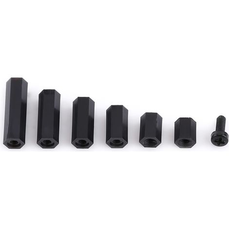 250-teiliges Sortiment an Nylon-M2-Sechskant-Abstandsschrauben (M2-Innengewinde D) (1/5)