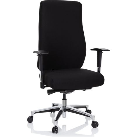 Bürostuhl / Chefsessel FORCOM Stoff schwarz hjh OFFICE (1/5)