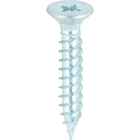 TIMco Twin Thread Zinc Countersunk Woodscrew 8 x 1 Qty 200