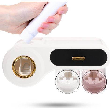 Mounted Toothbrush and Toothpaste Holder No Drilling