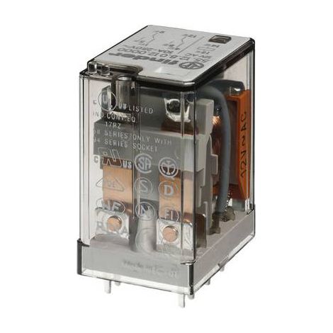 Finder 55 Series Relais de puissance 2 RT, bobine 110V c.a. Montage sur CI 1.5W ( Prix pour 1 ) (1/2)