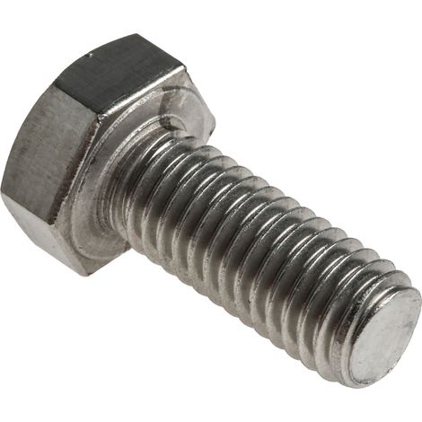 Vis à tête hexagonale, Acier Inoxydable A4 316 Brut, M8 x 20mm ( Prix pour Sachet de 50 )