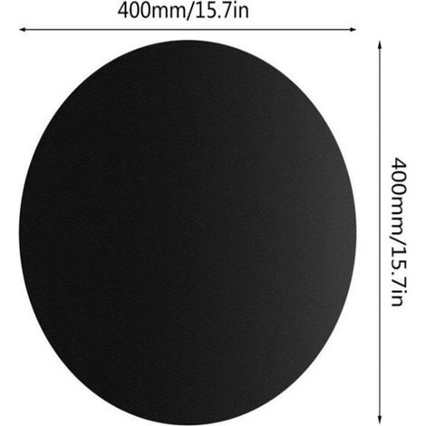 Tapis de cuisson rond/carré 40 x 33 cm, résistant à la chaleur jusqu'à 260 °C.