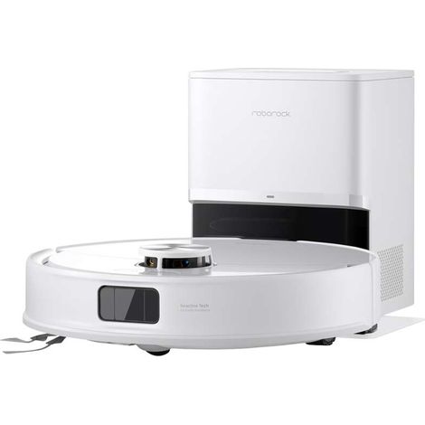 Roborock Q10 VF+ aspirateur robot blanc avec nettoyage vapeur