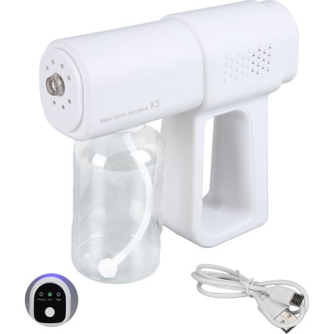 Pulvérisateur À Main Sans Fil - Buse Nanométrique Fine Brume - Nettoyage Maison Et Voiture - Capacité 380ml (1/5)
