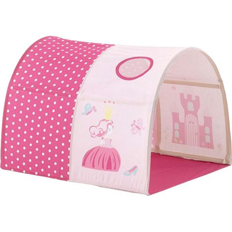 Tunnel De Lit Enfant "Pino Princesse" 10cm Rose (1/3)