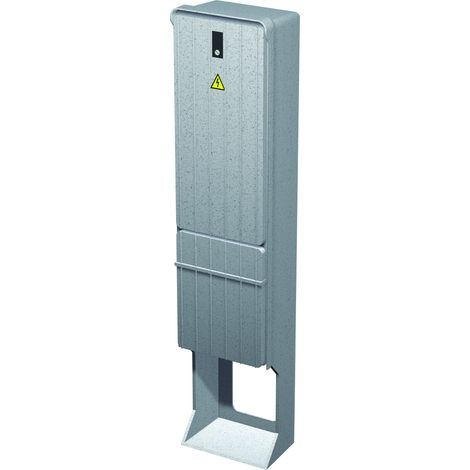 GFK Freiluftschrank für bausei.Rück- stauschleife DN50m.Schrankheizung+Therm.