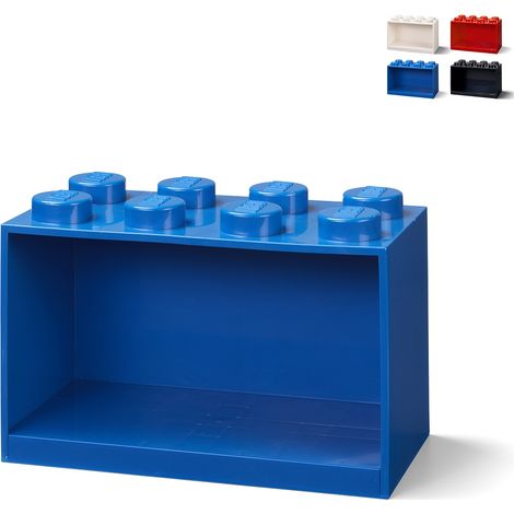 Contenitore a mattoncino impilabile LEGO Brick Shelf 8 bottoncini - Blu (1/4)