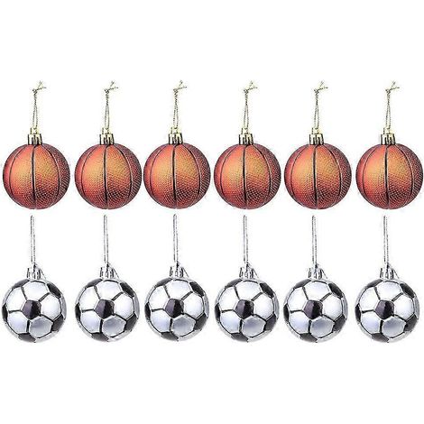 Weihnachtskugel-Ornamente, 2er-Set, Sportdesign, zum Aufhängen auf Partys (1/5)