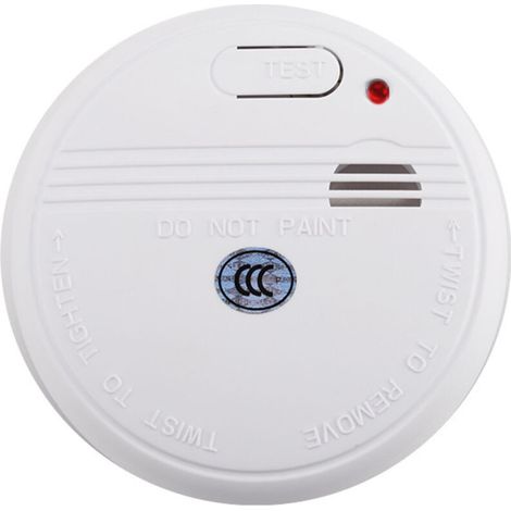 Lot 1 Détecteur de fumée NF, détecteur de fumée, capteur d'incendie indépendant sans fil pour la maison, détecteur d'incendie d'alarme intelligent (1/4)
