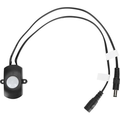 Détecteur de mouvement infrarouge 12V DC interrupteur capteur corporel pour placard armoire lumière LED avec fil (PIR1260) (1/5)