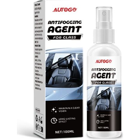 AUTOGO Antibeschlagspray für Autoscheiben – für klare Sicht, Helmvisiere, Windschutzscheiben und Rückspiegel (1/5)